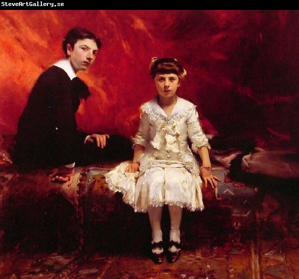 John Singer Sargent Portrait of edouard and Marie-Louise Pailleron, edouard Pailleron children